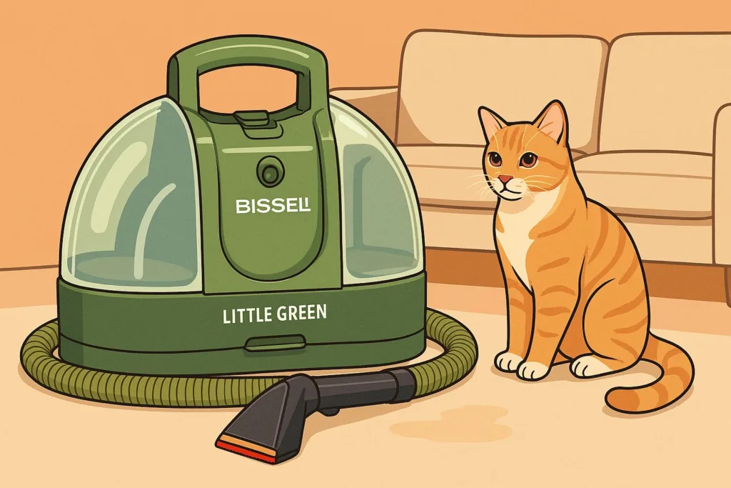 Bissell Little Green 1400B 便携式地毯深度清洁机 详情
