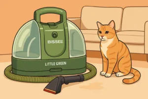 【限时折扣推荐】Bissell Little Green 1400B 便携式深度清洁机：小巧强力、可洗沙发地毯的家居救星