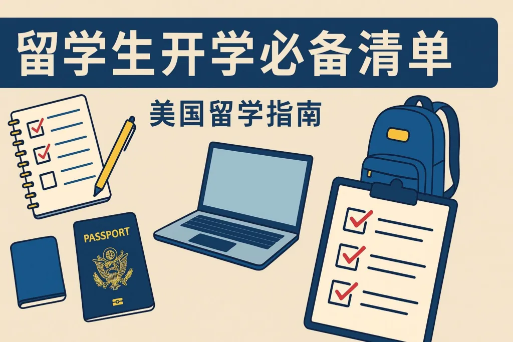 美国留学生开学必备清单